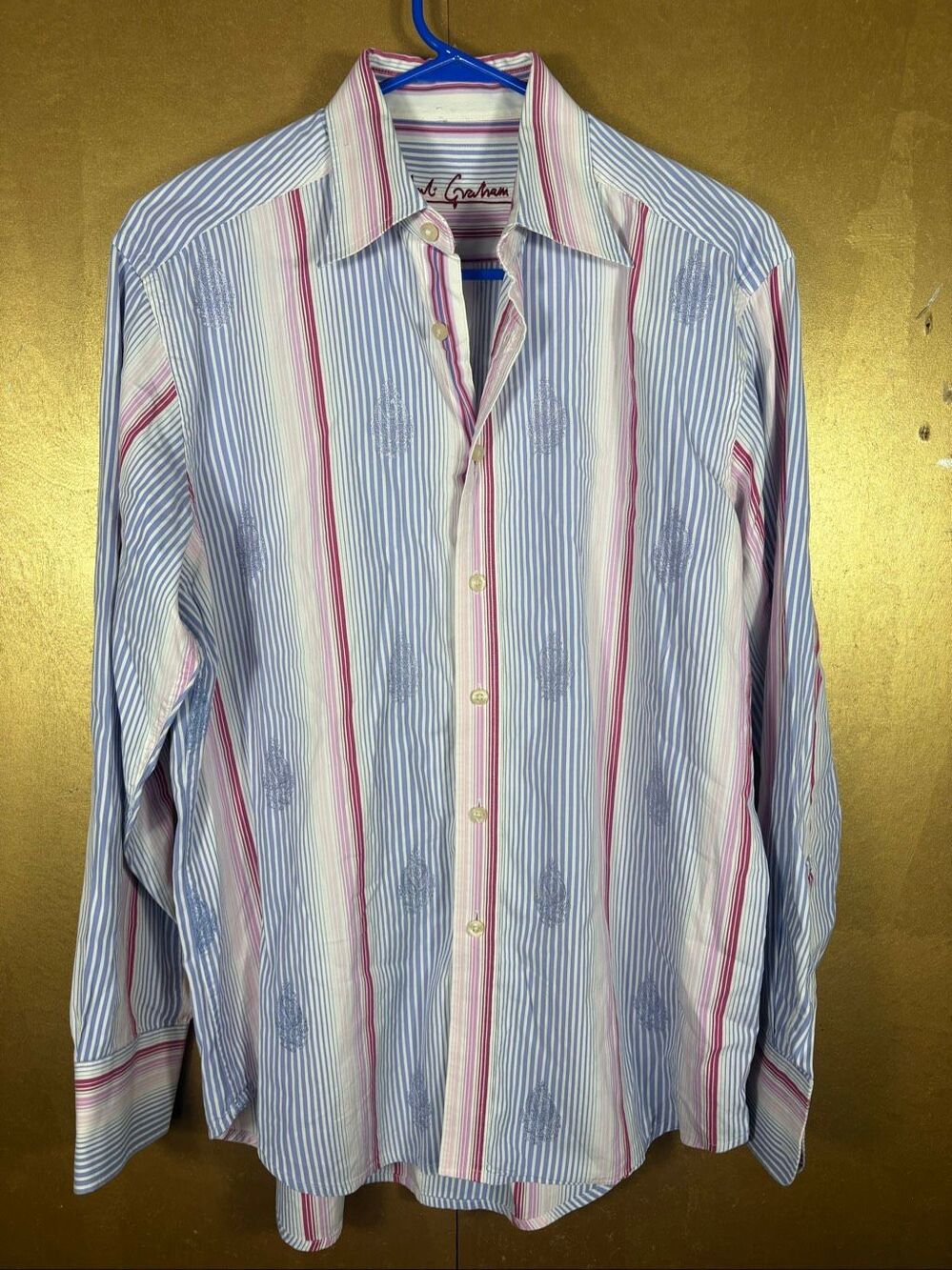 Robert Graham Mens button down shirt size M